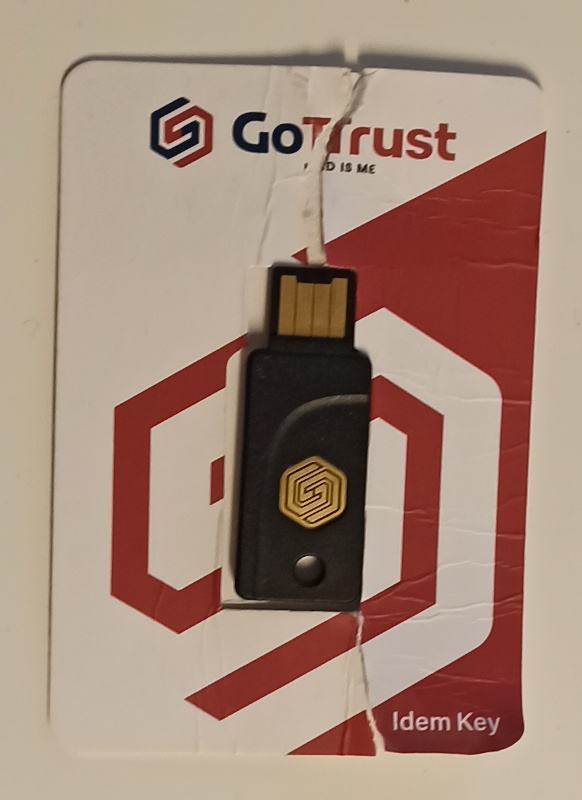 hardwarový šifrovací klíč GoTrust