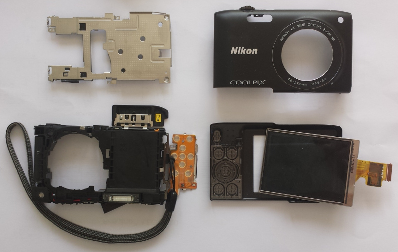 nikon coolpix S3300 disassemble