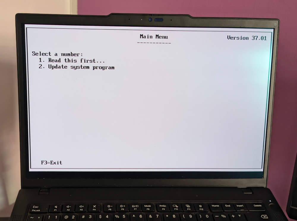 thinkpad p14s -flashing uefi